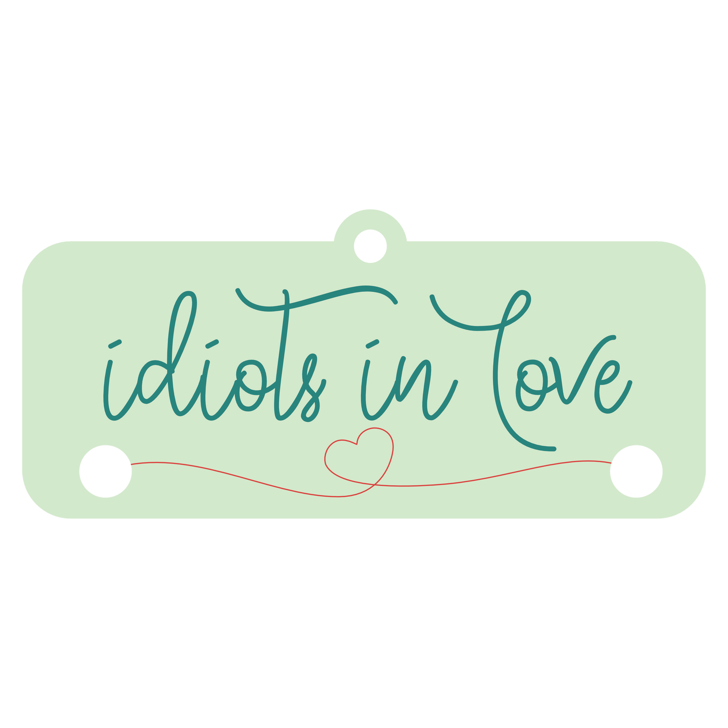 Idiots in Love Keychain Connector