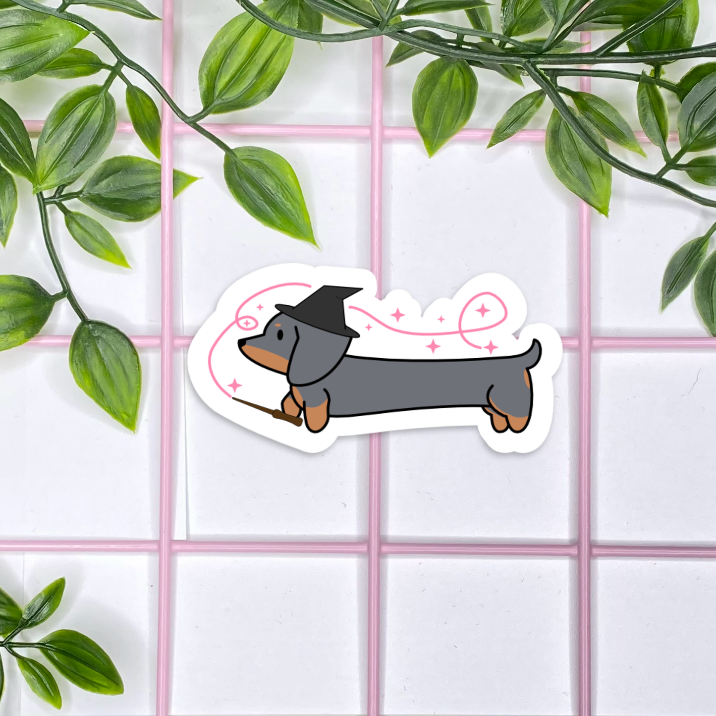 Dachshund Halloween Stickers