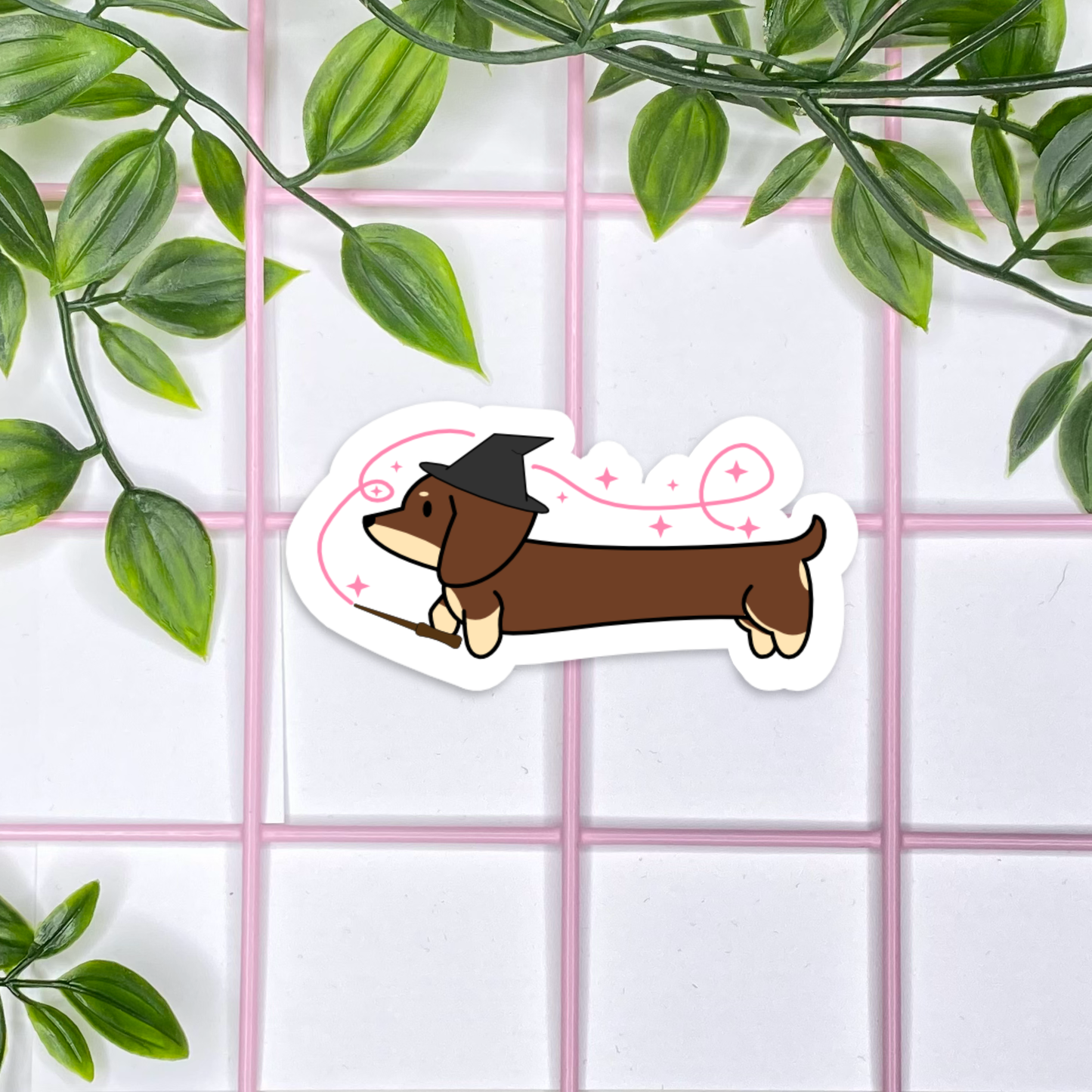 Dachshund Halloween Stickers