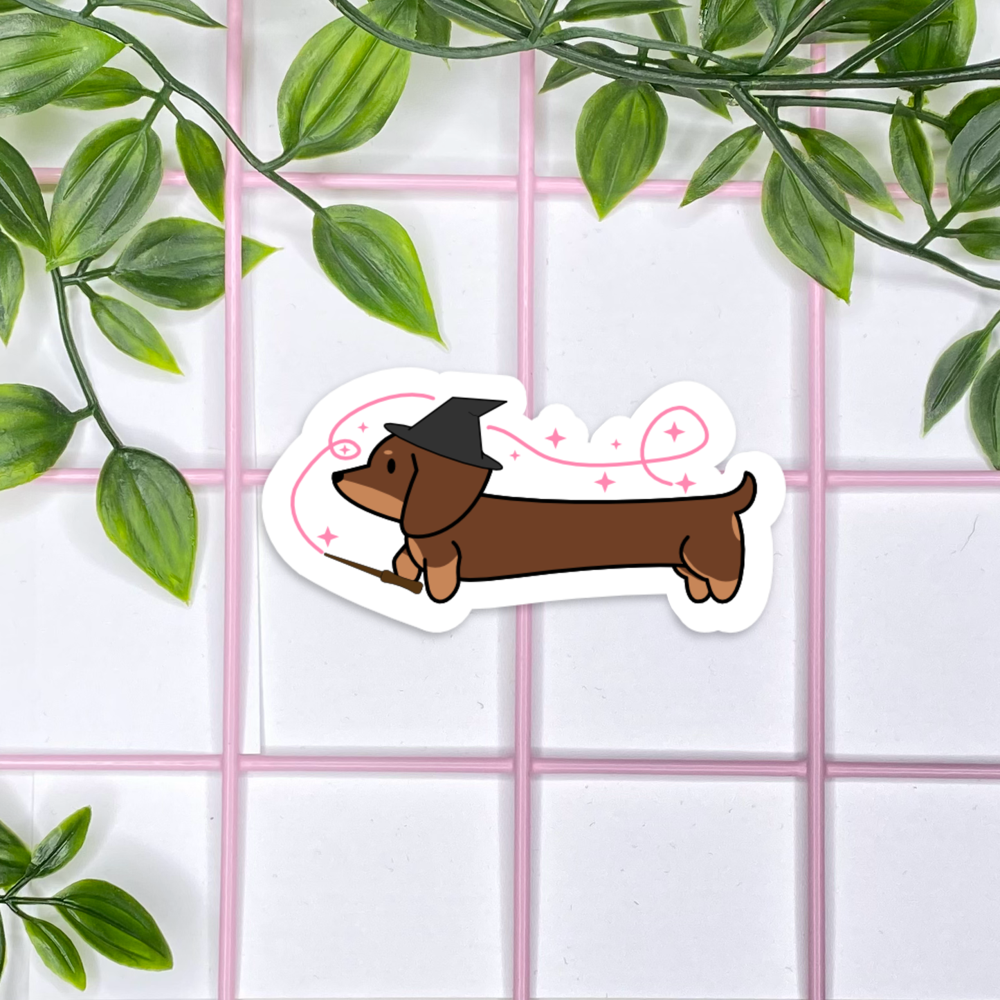 Dachshund Halloween Stickers