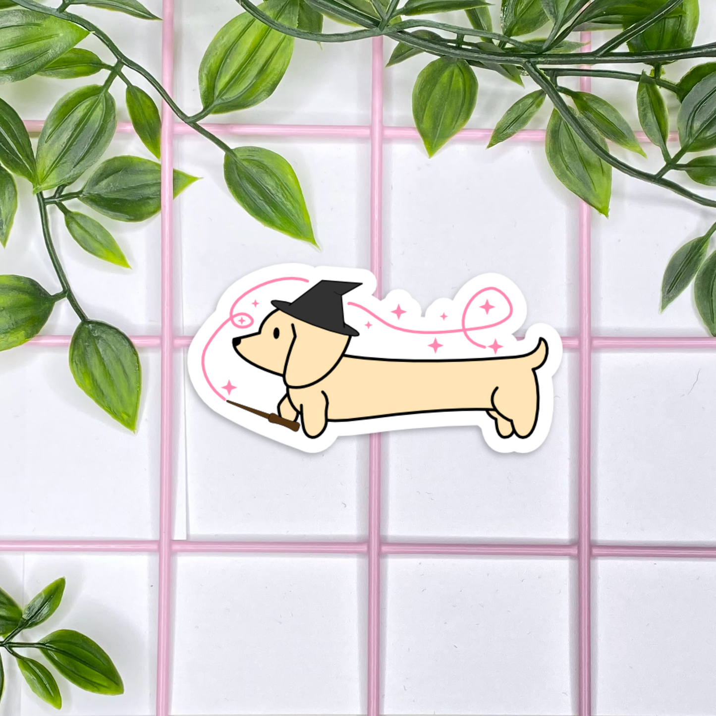 Dachshund Halloween Stickers