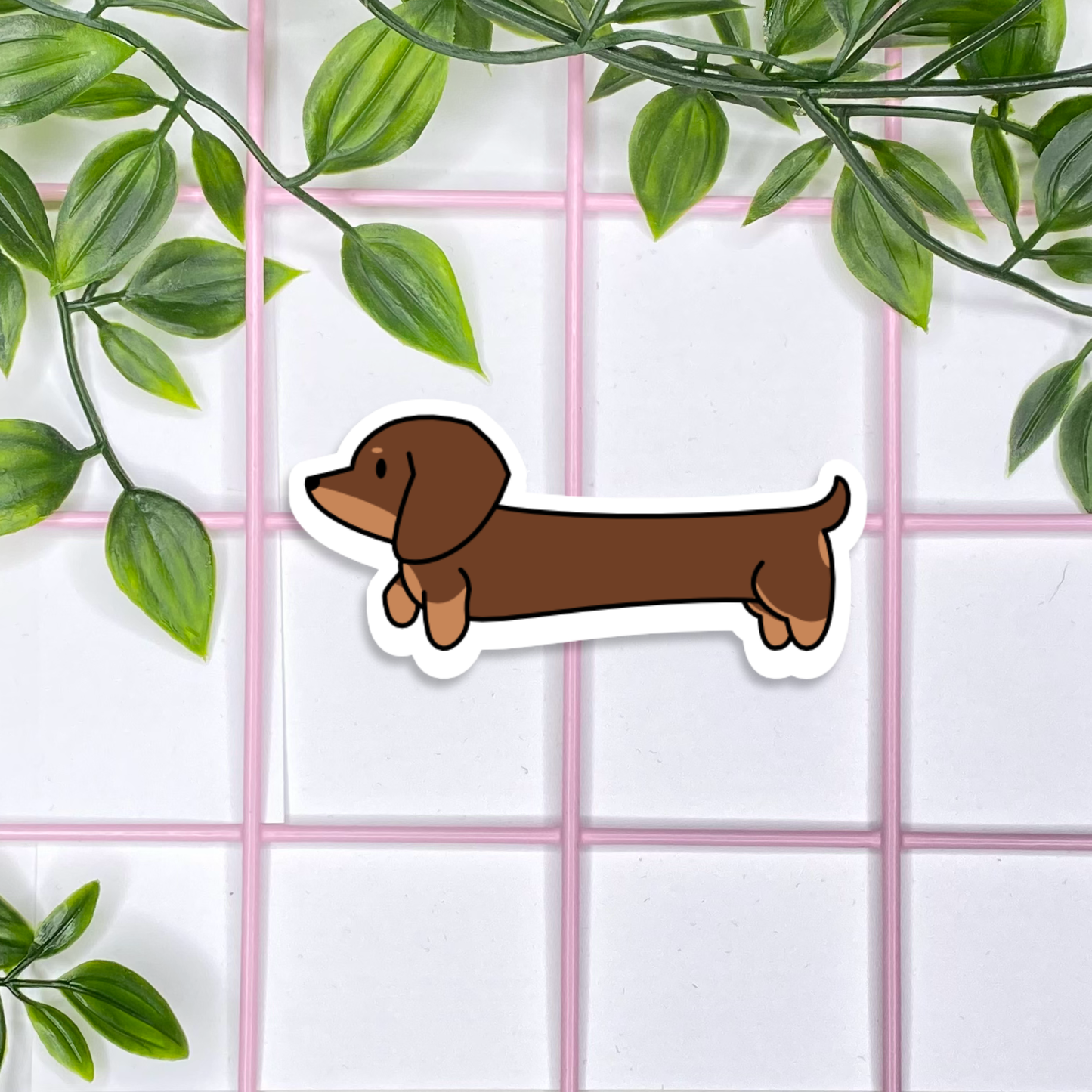 Dachshund Vinyl Stickers