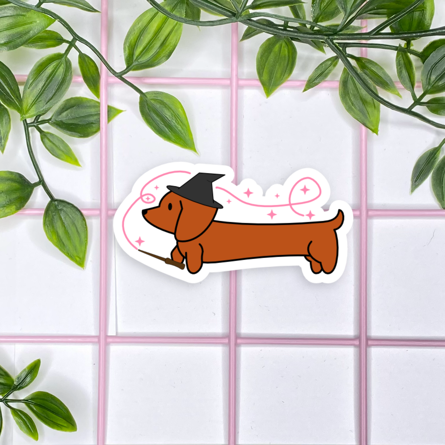 Dachshund Halloween Stickers