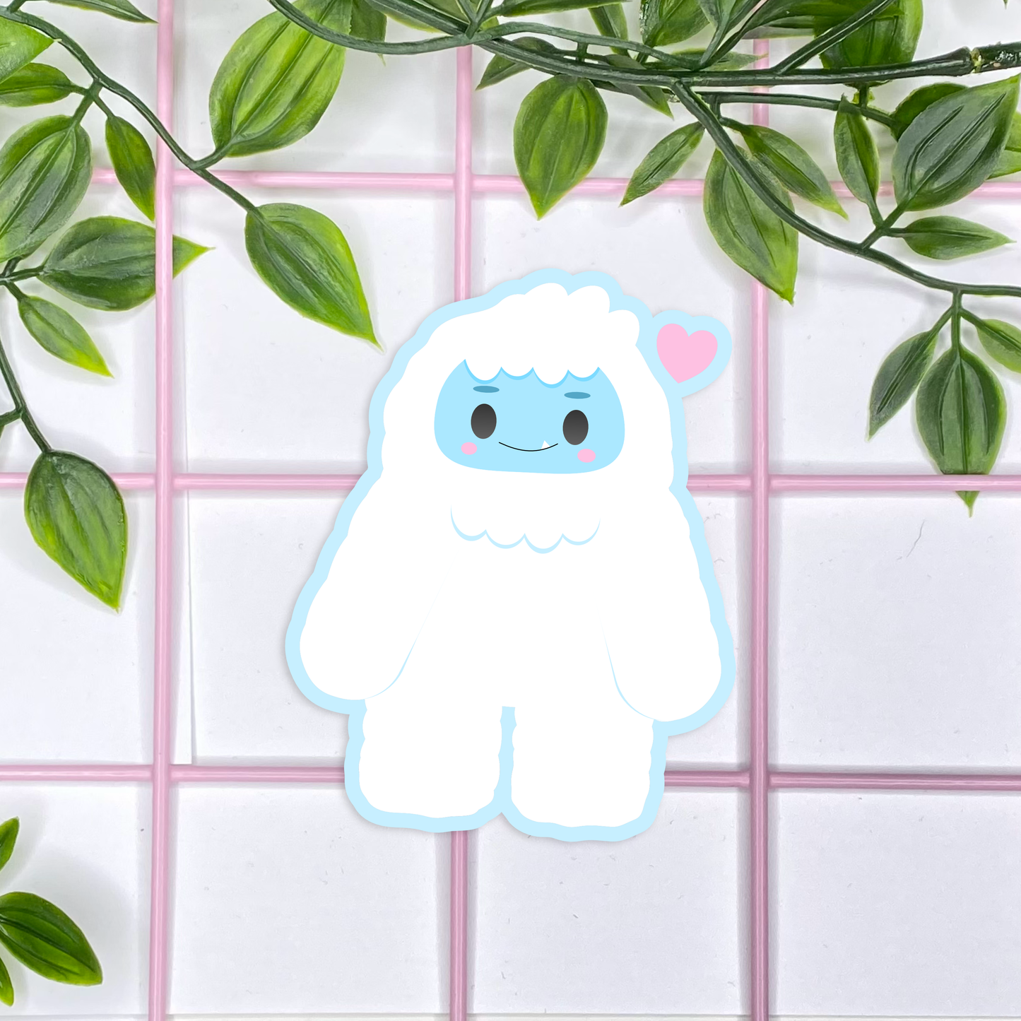 Cute Yeti Vinyl Sticker