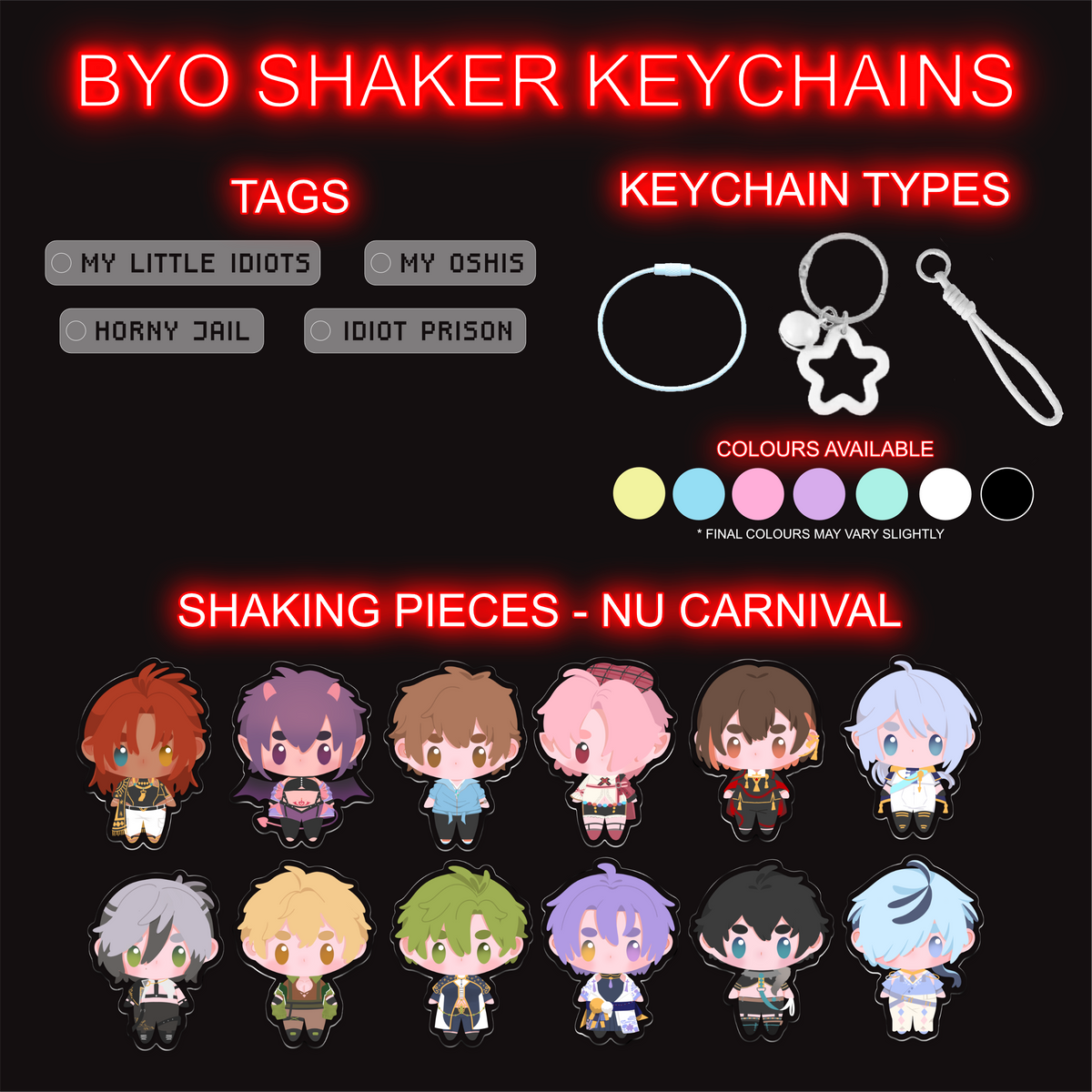 Build Your Own Shaking Keychain (Pre-Order)