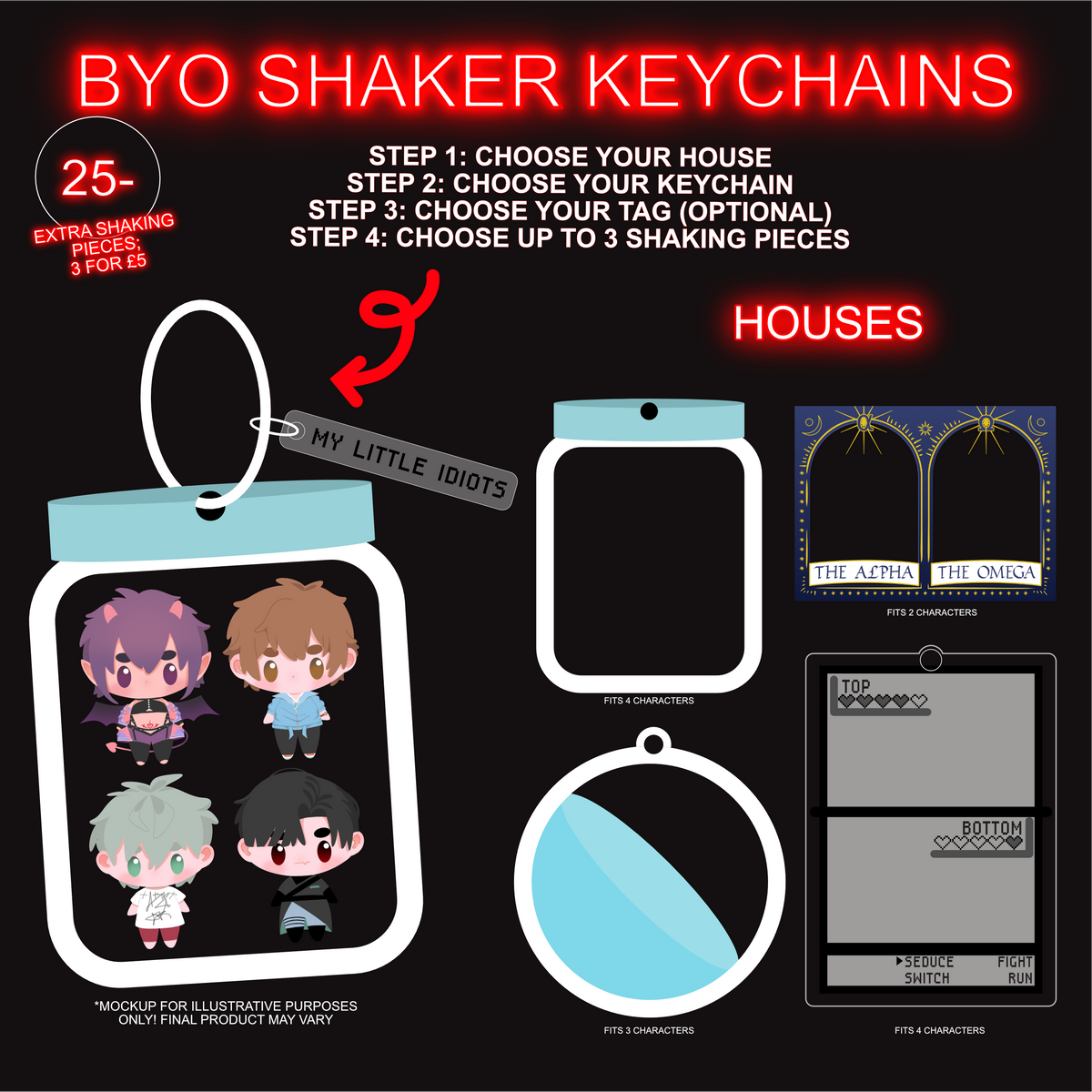 Build Your Own Shaking Keychain (Pre-Order)