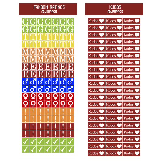 A03 Sticker Sheets