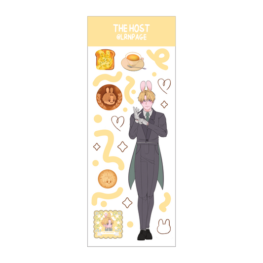 Bunny Boy Bakery Aki Sticker Sheet