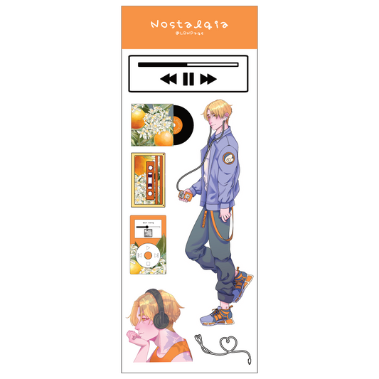 Nostalgic Aki Decorative Stickers