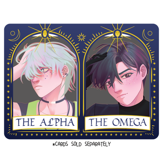 Alpha and Omega XL double Photocard Holder (pre-order)