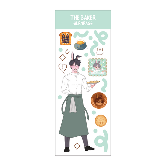 Bunny Boy Bakery Emmer Sticker Sheet