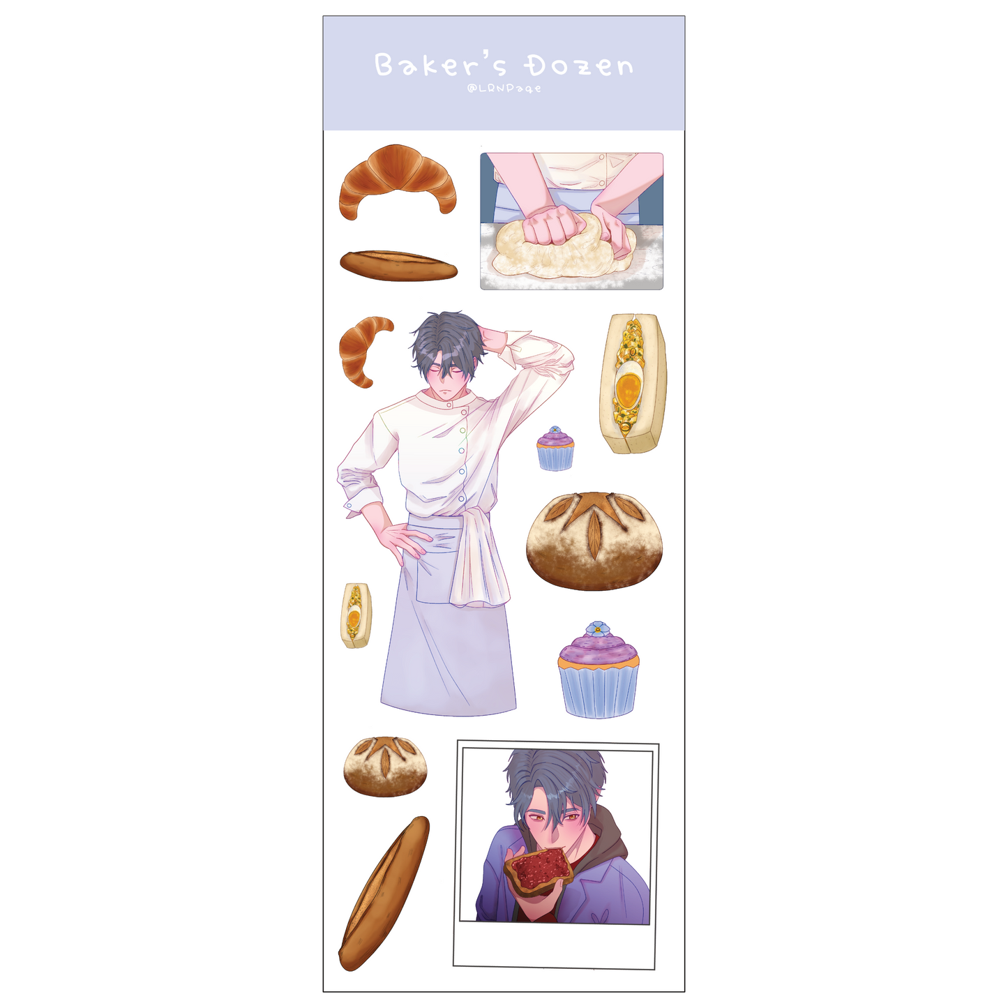 Baker Emmer Decorative Stickers