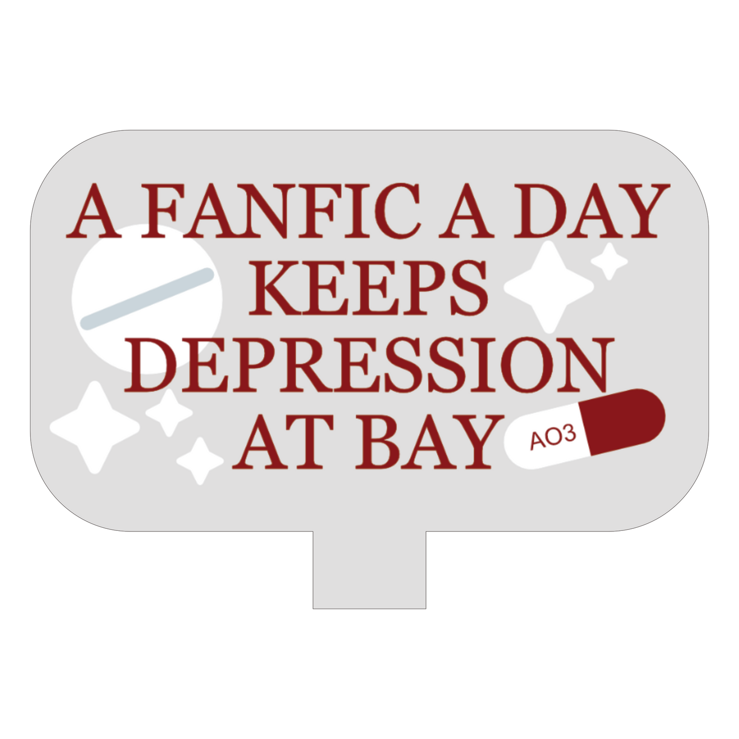Fanfic Keeps Depression at Bay Phone Tab