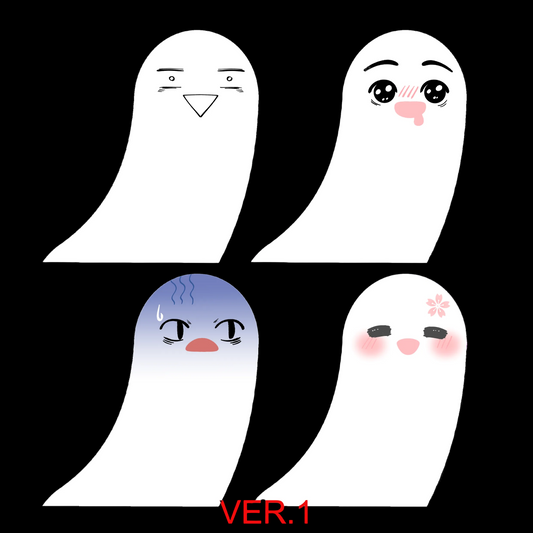 Ghost Emoji Blind Bag Keychains