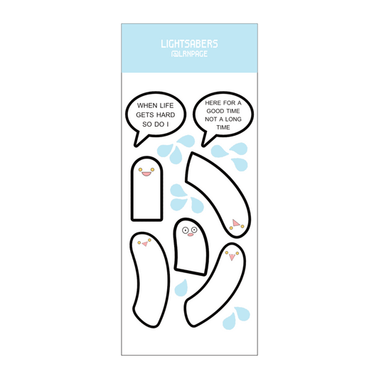 Manhwa Lightstick Sticker Sheet