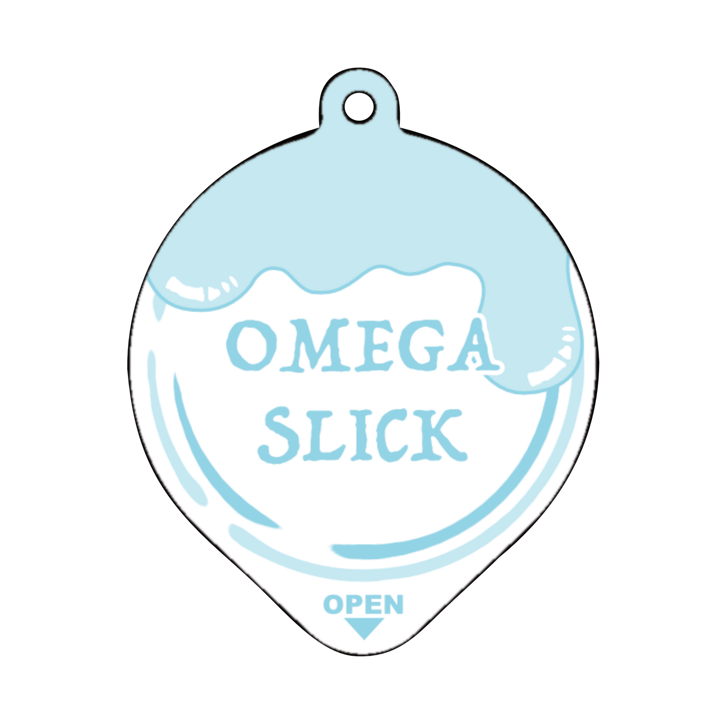 Omega Slick Pudding Cup Keychain (pre-order)