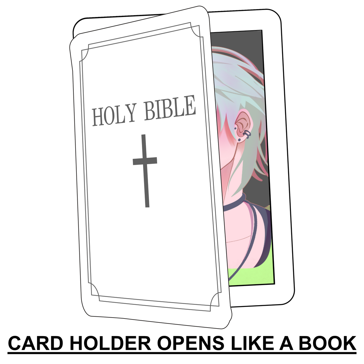 Not-So-Holy Bible Openable Photocard Holder (pre-order)