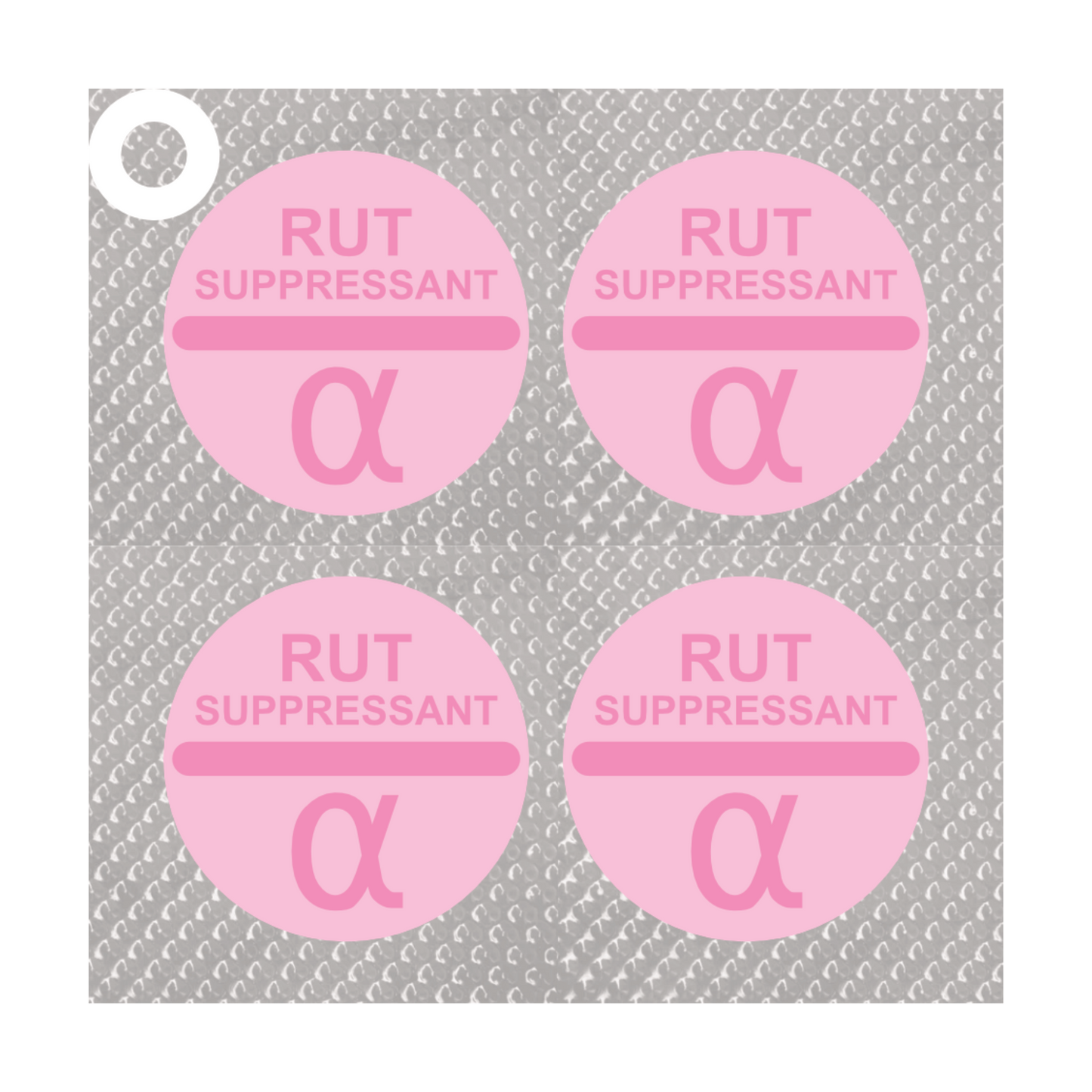 Rut Suppressants Pill Keychain