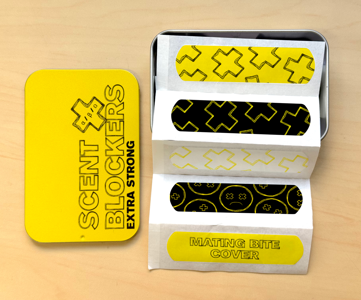 Omegaverse Scent Blocker Novelty Plasters (pre-order)