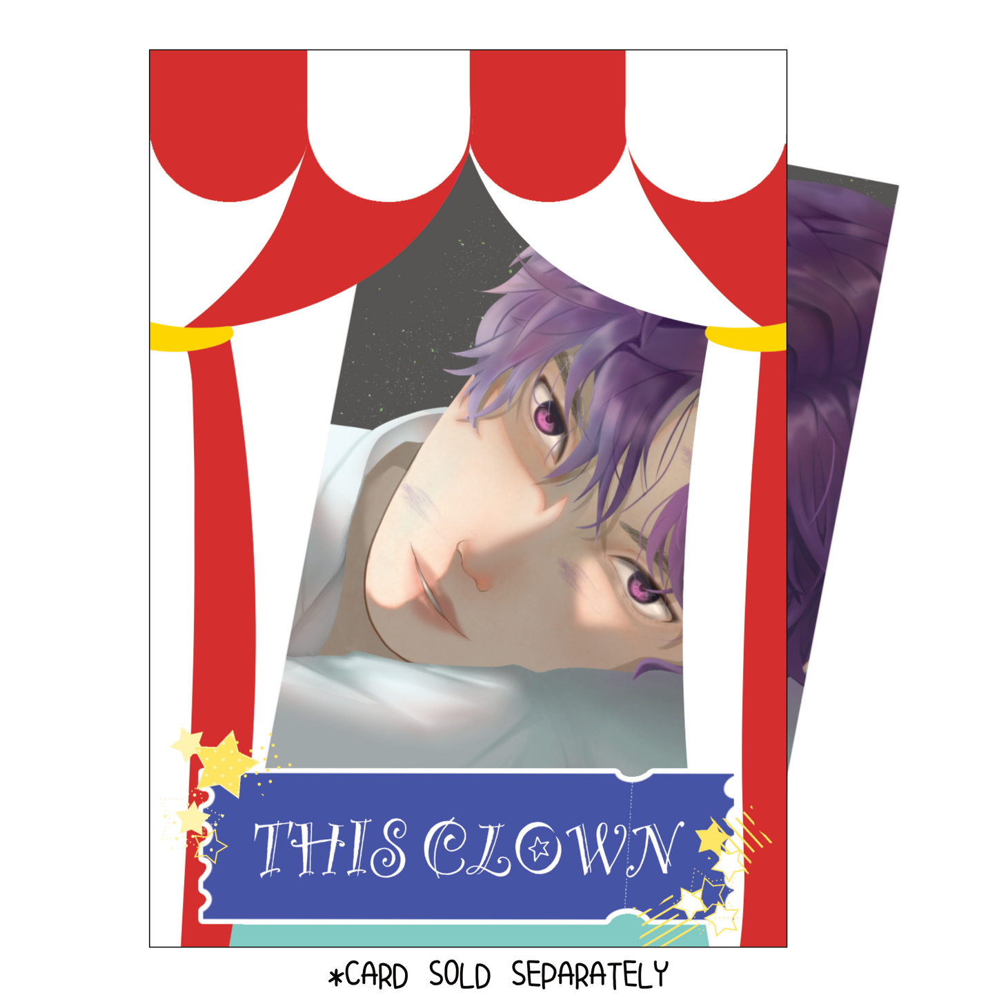 This Clown Circus Photocard Holder