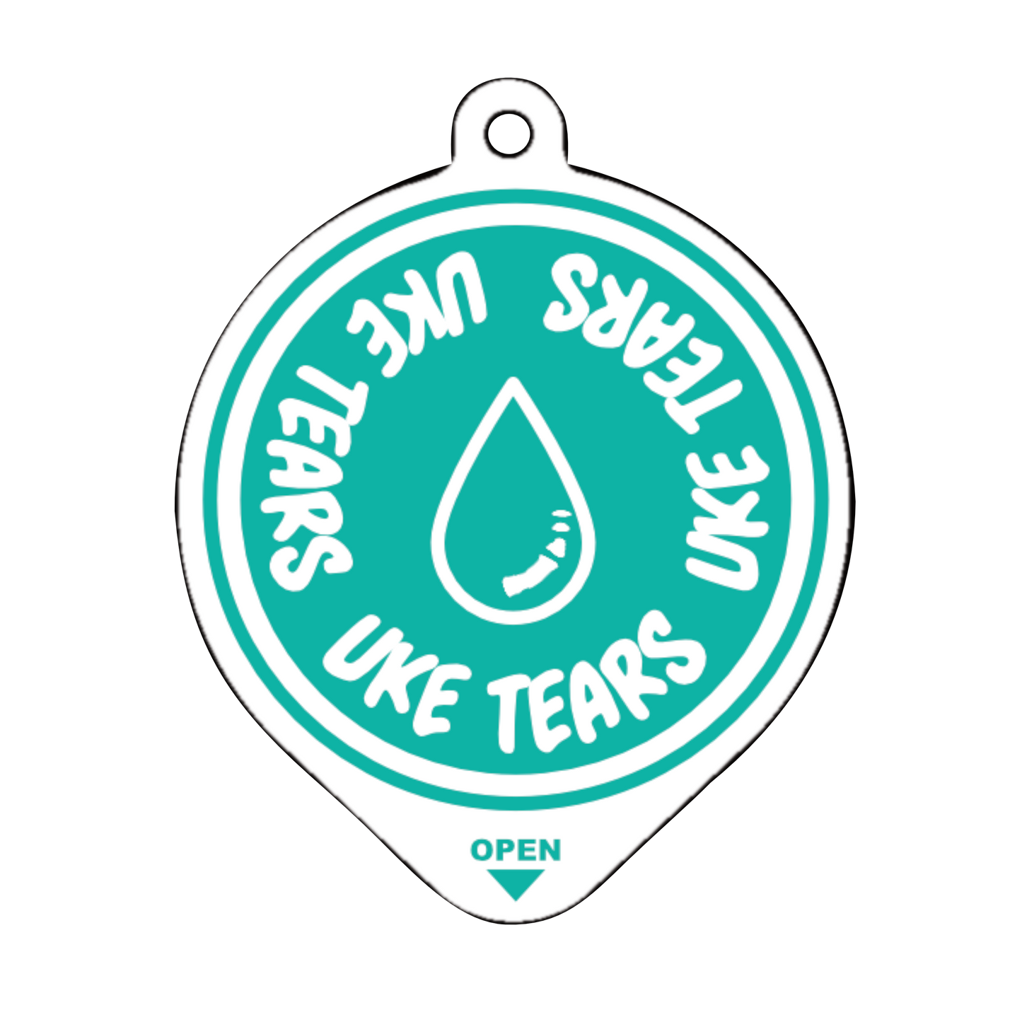 Uke Tears Pudding Cup Keychain (pre-order)