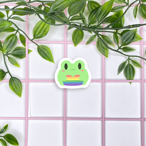 LGBTQ+ Frog Love Stickers