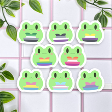Load image into Gallery viewer, LGBTQ+ Frog Love Stickers