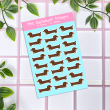 Load image into Gallery viewer, Mini Dachshund Stickers