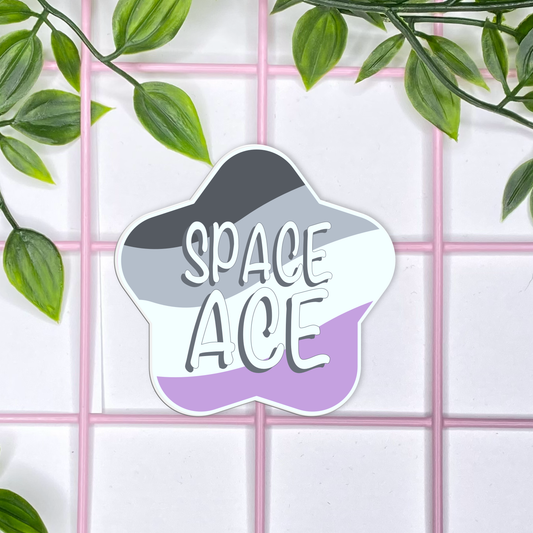 Pun Pride Stickers; Space Ace